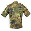 Original German Army Shirt Dragd dragkedja med korta ärmar Combat BW Army Issue
