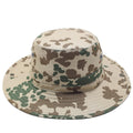 Original German Army Tropical Camo Boonie Hat Camping Hunting Outdoor Cap New