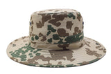 Original German Army Tropical Camo Boonie Hat Camping Hunting Outdoor Cap New