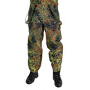 Original German army trousers GoreTex Bib n Brace Flecktarn pants overall rain - GoMilitar