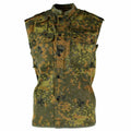 Original tysk armé väst dragkedja flecktarn camo taktisk strid bw armé fråga