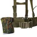 Original German Army Webbing System 4 PCS Tactical Belt Harness Loating Kit