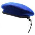 Original tysk armé ullbasker Bundeswehr Military Surplus Cap Blå