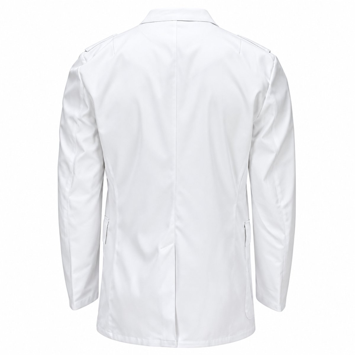 Original tysk Bundeswehr-klänningsjacka Formell blazer-guldknappar Vit