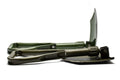 Original tyska BW Army Folding Shovel. Överlevnad utomhus grön spade