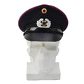 Original tyska brandkåren Peaked Cap Cockade BGS Badge Blå
