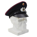 Original tyska brandkåren Peaked Cap Cockade BGS Badge Blå