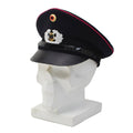 Original tyska brandkåren Peaked Cap Cockade BGS Badge Blå