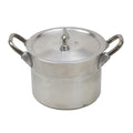 Original tysk militär aluminium 2 liter potten lock vandring bw armé mess kit ny