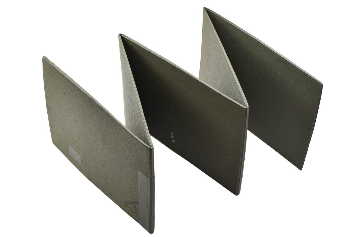Original tysk militär Camping Pad Folding Ground Mat Army Issue Olive