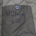 Original tysk militär DDR Fältrock Army Issue Vintage Surplus Olive