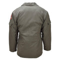 Original tysk militär DDR Fältrock Army Issue Vintage Surplus Olive