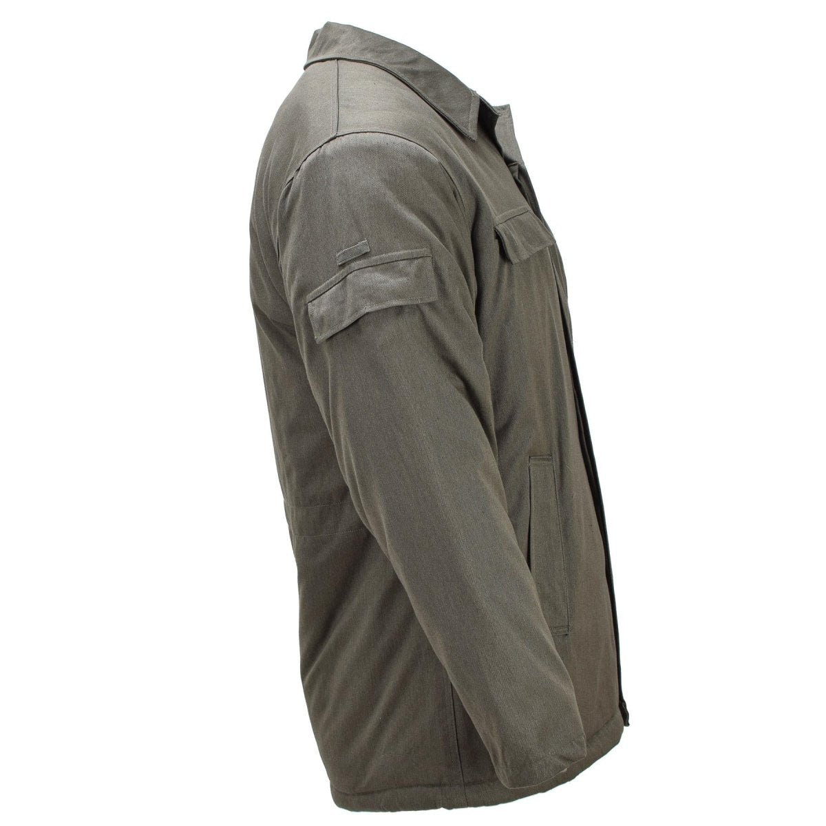 Original tysk militär DDR Fältrock Army Issue Vintage Surplus Olive