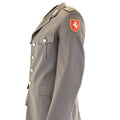 Original tysk militärklänningsjacka Tyskland formell uniform grå