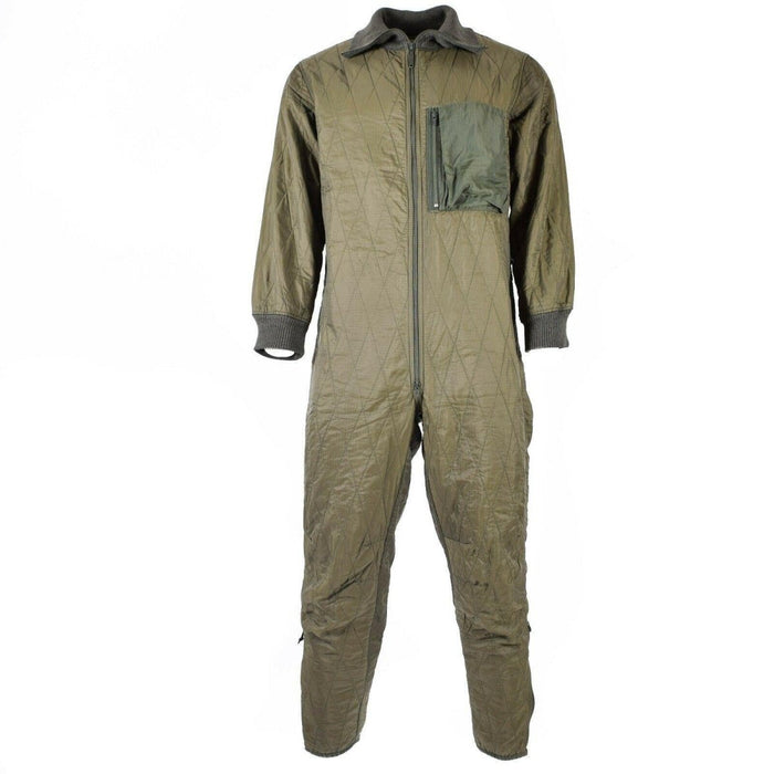 Original tysk militär jumpsuit liner isolerad kallvädersutrustning Olive - GoMilitar