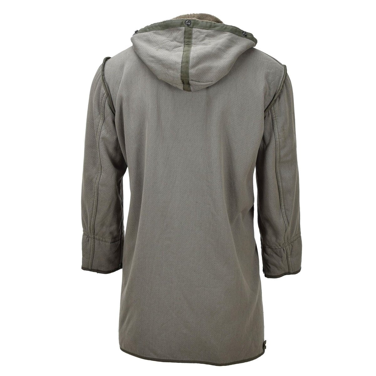 Original tyska militären Long Parka faux päls foder Thermal Hooded Army Olive