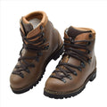 Original tyska militärarmén vandringskängor Läder Vibram Outdoor Brun