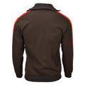 Original tyska militär NVA Brown Sport Jacket Activewear Vintage Tracksuit