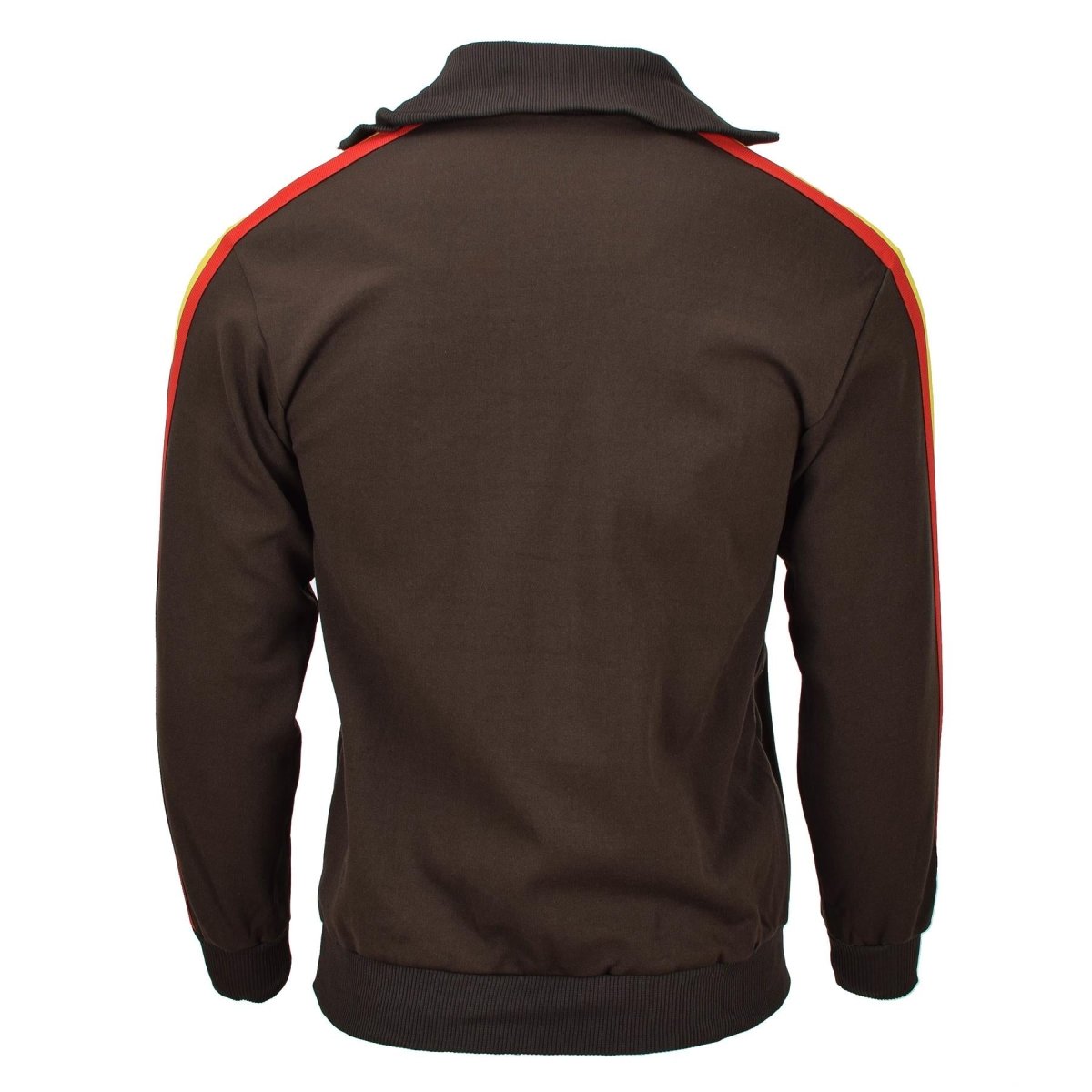 Original tyska militär NVA Brown Sport Jacket Activewear Vintage Tracksuit