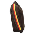Original tyska militär NVA Brown Sport Jacket Activewear Vintage Tracksuit