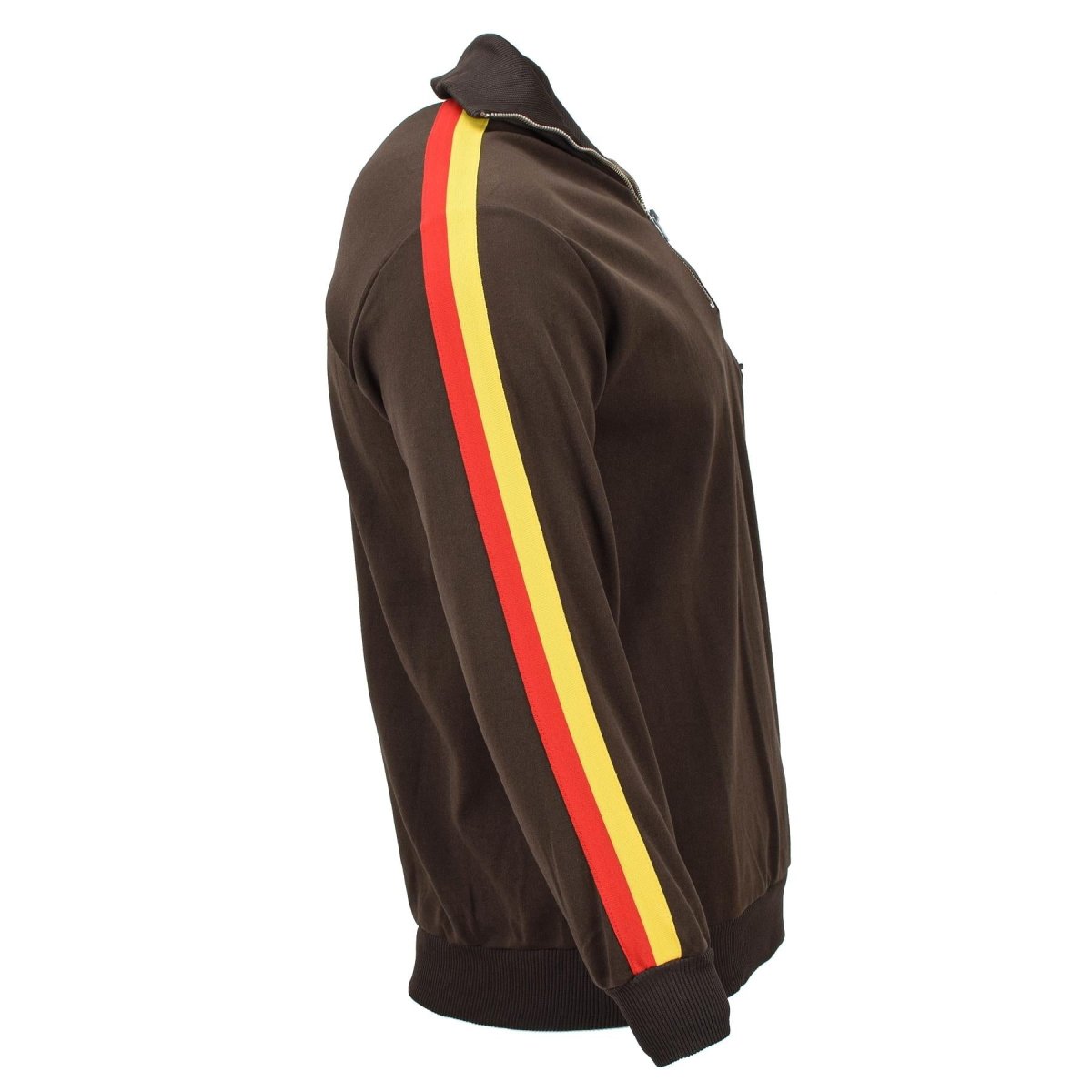 Original tyska militär NVA Brown Sport Jacket Activewear Vintage Tracksuit