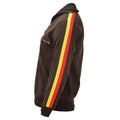 Original tyska militär NVA Brown Sport Jacket Activewear Vintage Tracksuit