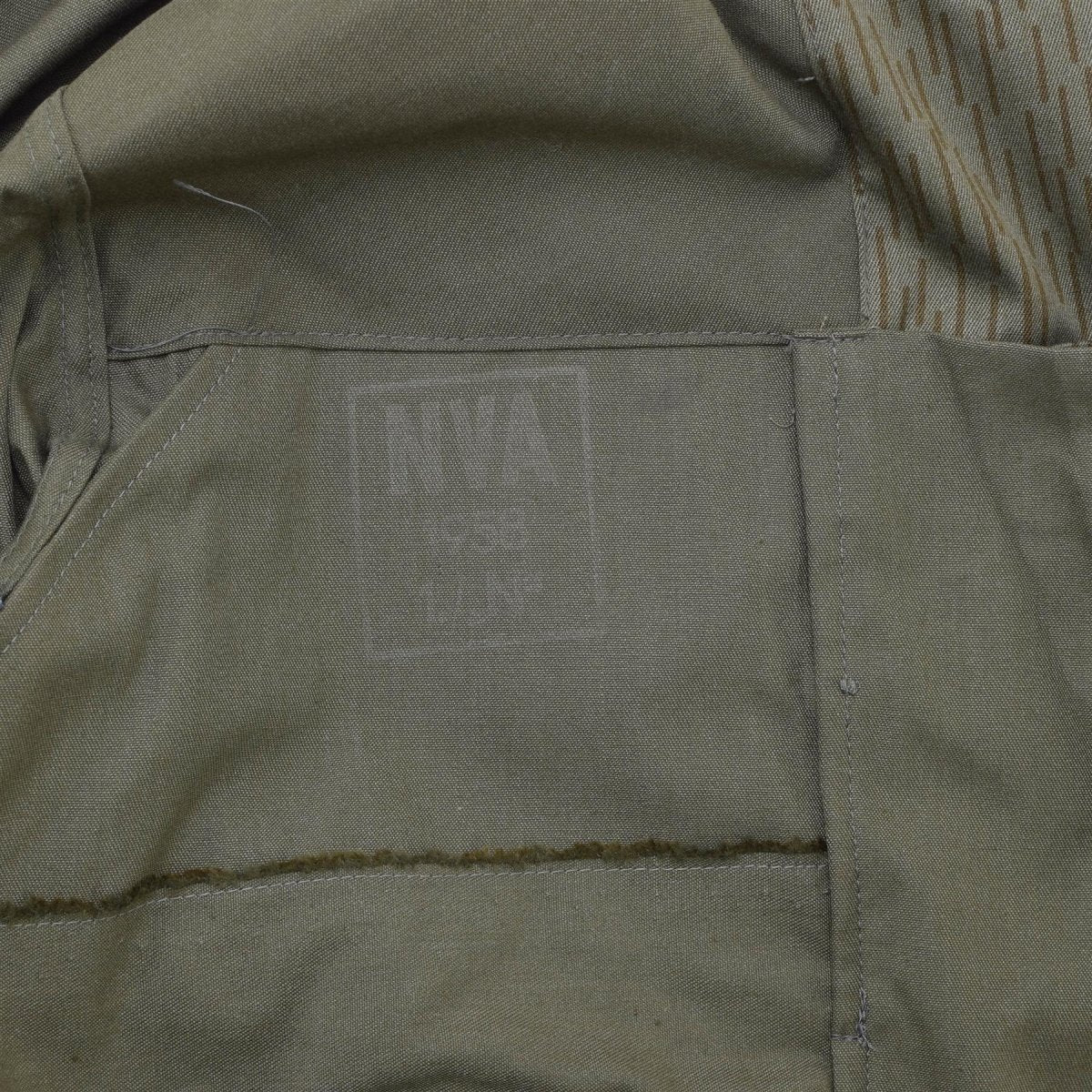 Original tysk militär NVA Strichtarn Camo Jacket Vintage Combat Field Uniform