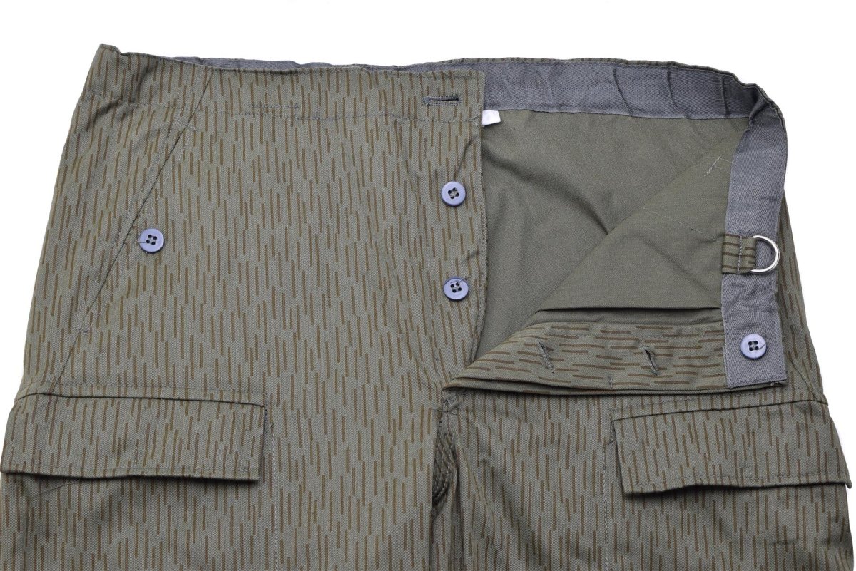 Original tysk militär NVA Strichtarn Camo Tactical Pants Field Truussers New
