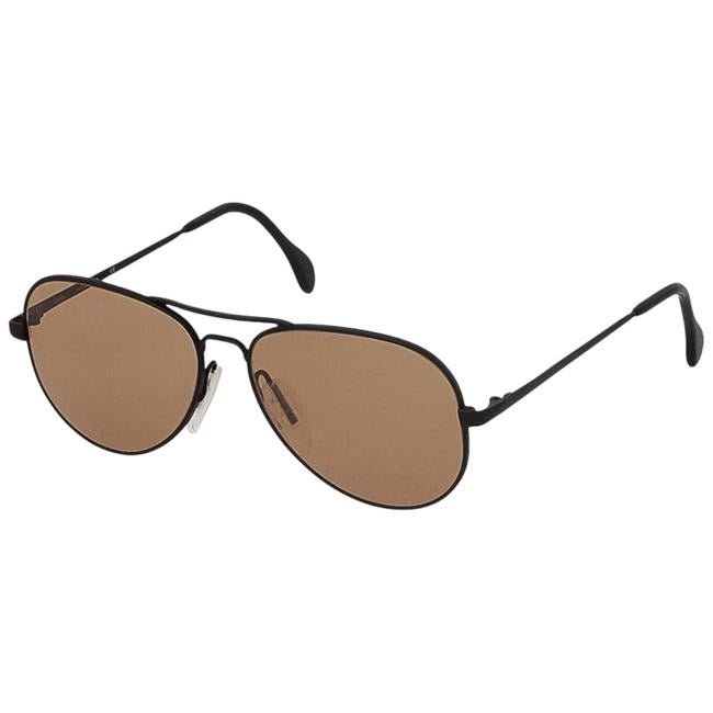 Original tyska Military Pilot Solglasögon Zeiss Aviator Style Nickelfri Brun - GoMilitar