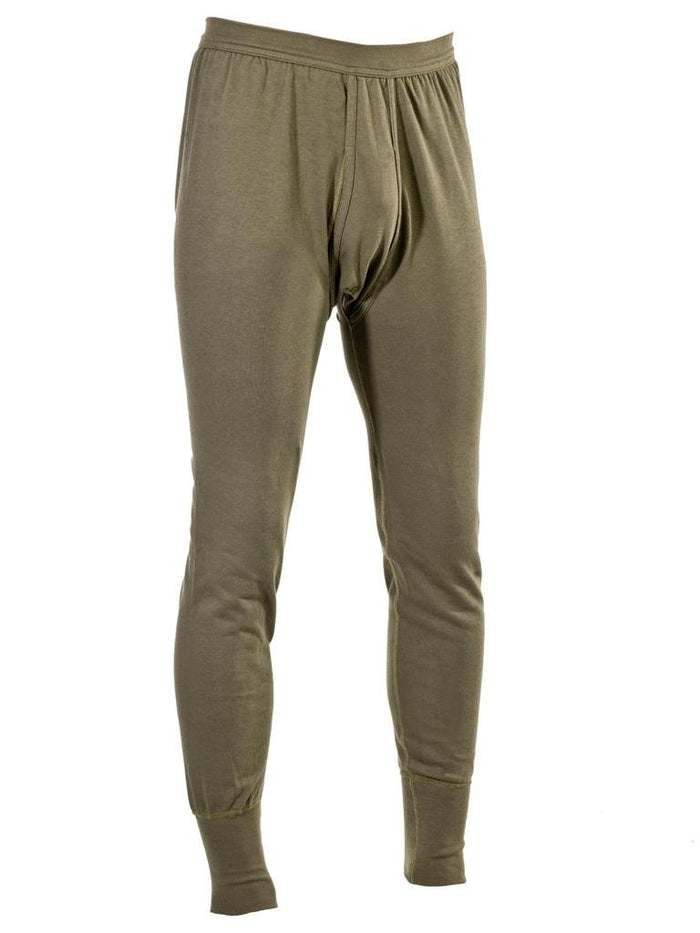 Original German Military Thermal Kalsonger Long Johns Army Issued Olive för kallt väder militärt överskott av baslagervärme