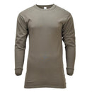 Original German Military Thermal Undershirt Breathable Long Sleeve Olive designed for outdoor and tactical gear use