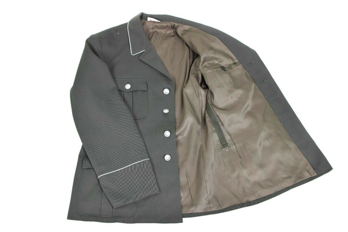Original tyska NVA Army Dress Jacket Officier Formell Uniform Grey Military New