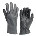 Original Tyskland Army Leather Gloves Grey Tactical Military Surplus Issue