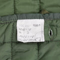 Original Greek Army M65 Liner Jacket quiltad varm militärjacka fodergrönt