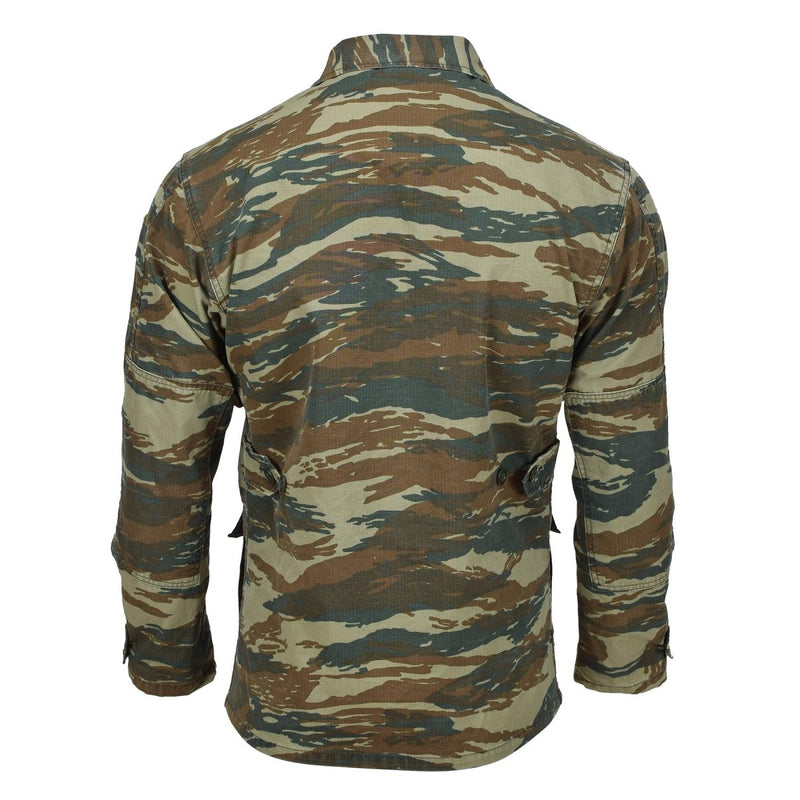 Original grekiska militärfält BDU Jacket Lizard Camouflage Greklands armétröjor
