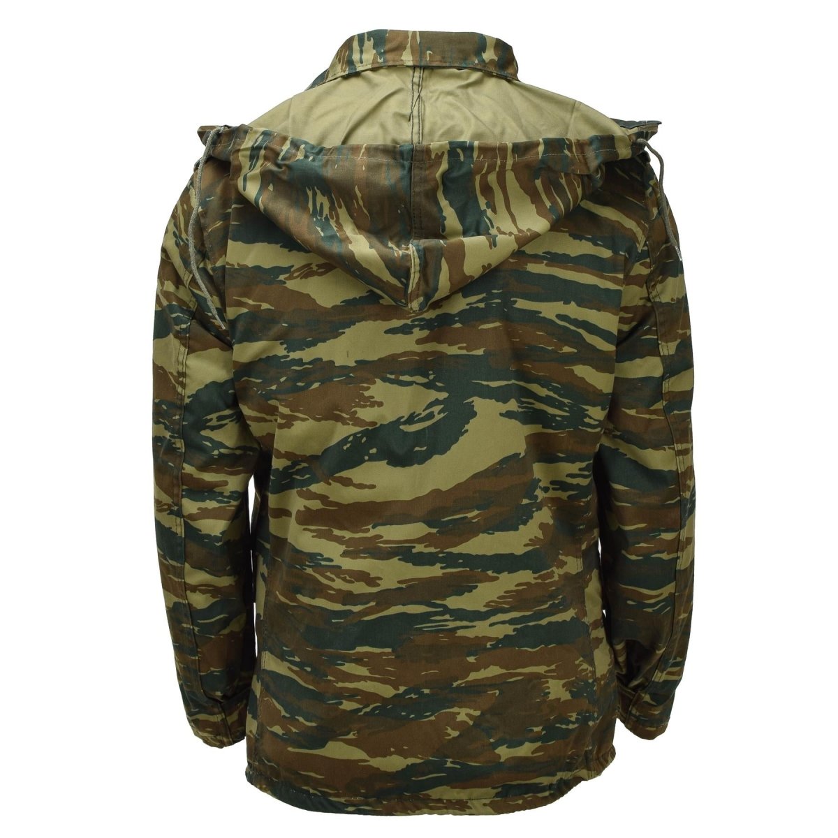 Original grekisk militär M65 Field Jacket Avtagbar liner Army Issue Lizard Camo