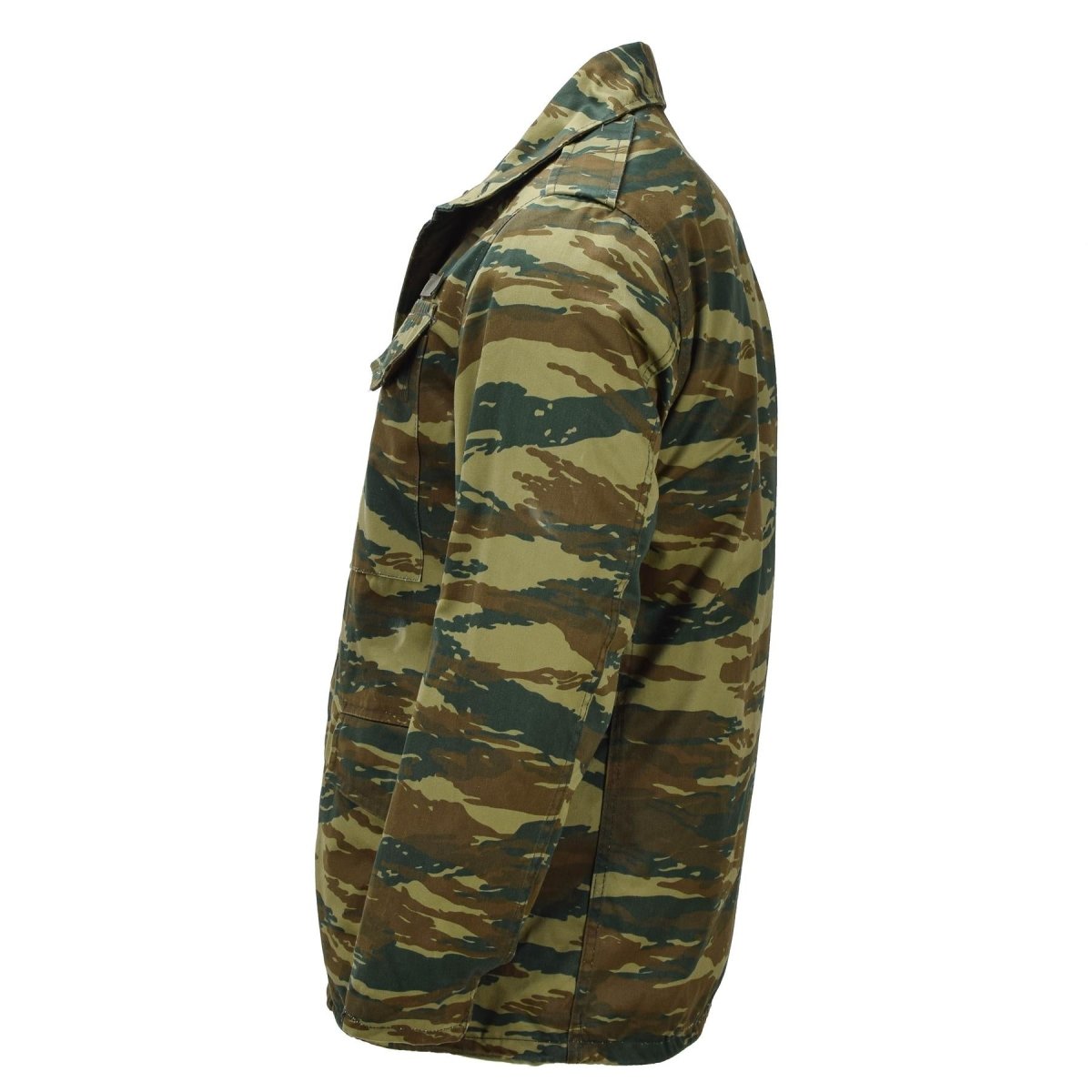 Original grekisk militär M65 Field Jacket Avtagbar liner Army Issue Lizard Camo