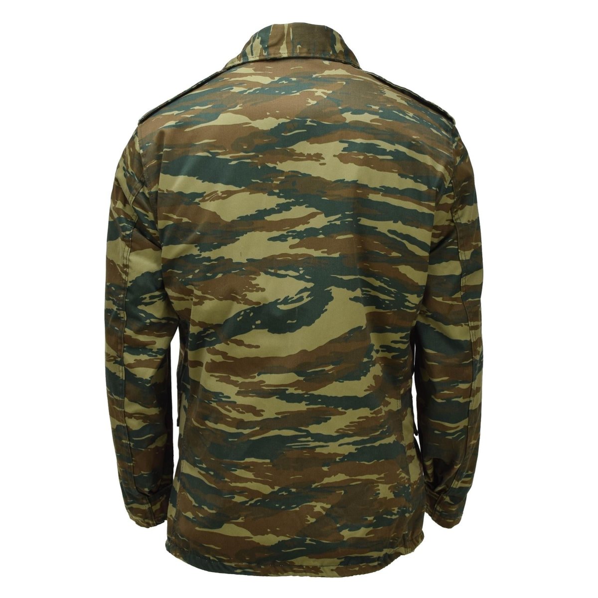Original grekisk militär M65 Field Jacket Avtagbar liner Army Issue Lizard Camo