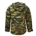 Original grekisk militär M65 Field Parka Liner Hood Army Jacka Lizard Camo