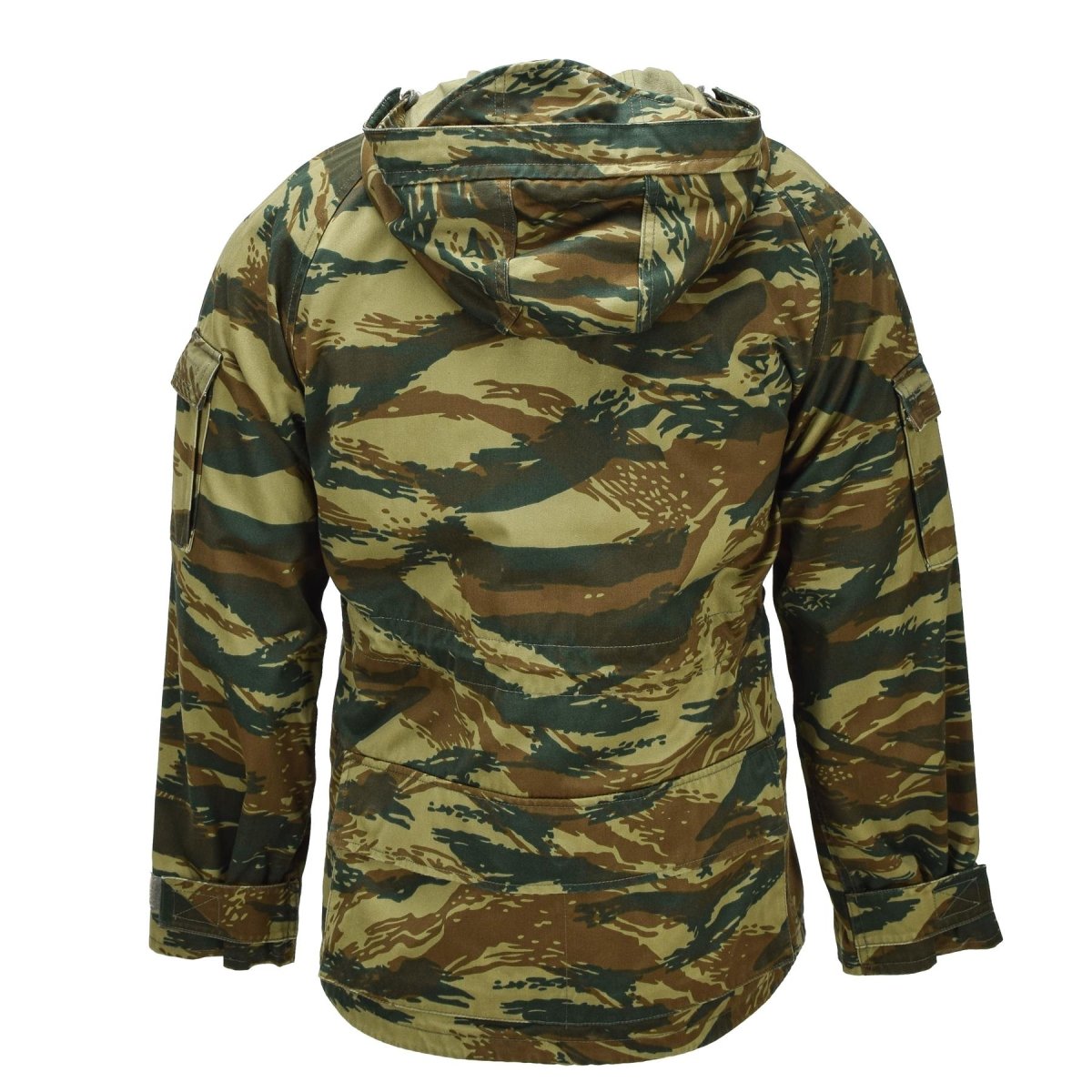 Original grekisk militär M65 Field Parka Liner Hood Army Jacka Lizard Camo