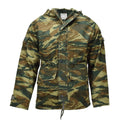Original grekisk militär M65 Field Parka Liner Hood Army Jacka Lizard Camo