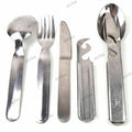 Original ungerska arméns bestick sätter 4 stycken Ungern Military Cutery Spoon Fork