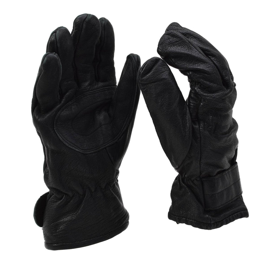 Original Ungerska Army Läderhandskar Fodrade Military Winter Outdoor Black