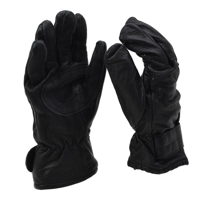 Original Ungerska Army Läderhandskar Fodrade Military Winter Outdoor Black - GoMilitar