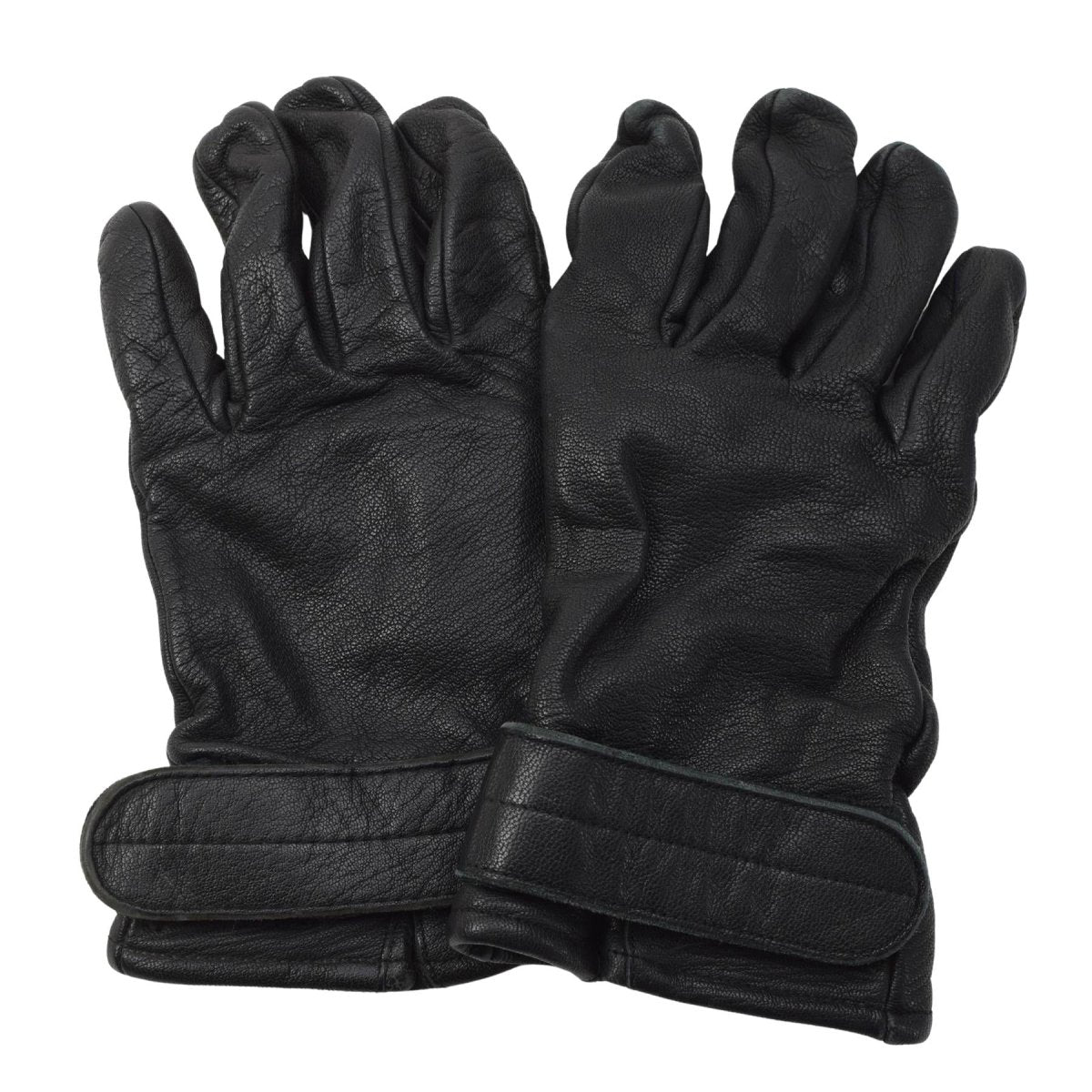 Original Ungerska Army Läderhandskar Fodrade Military Winter Outdoor Black