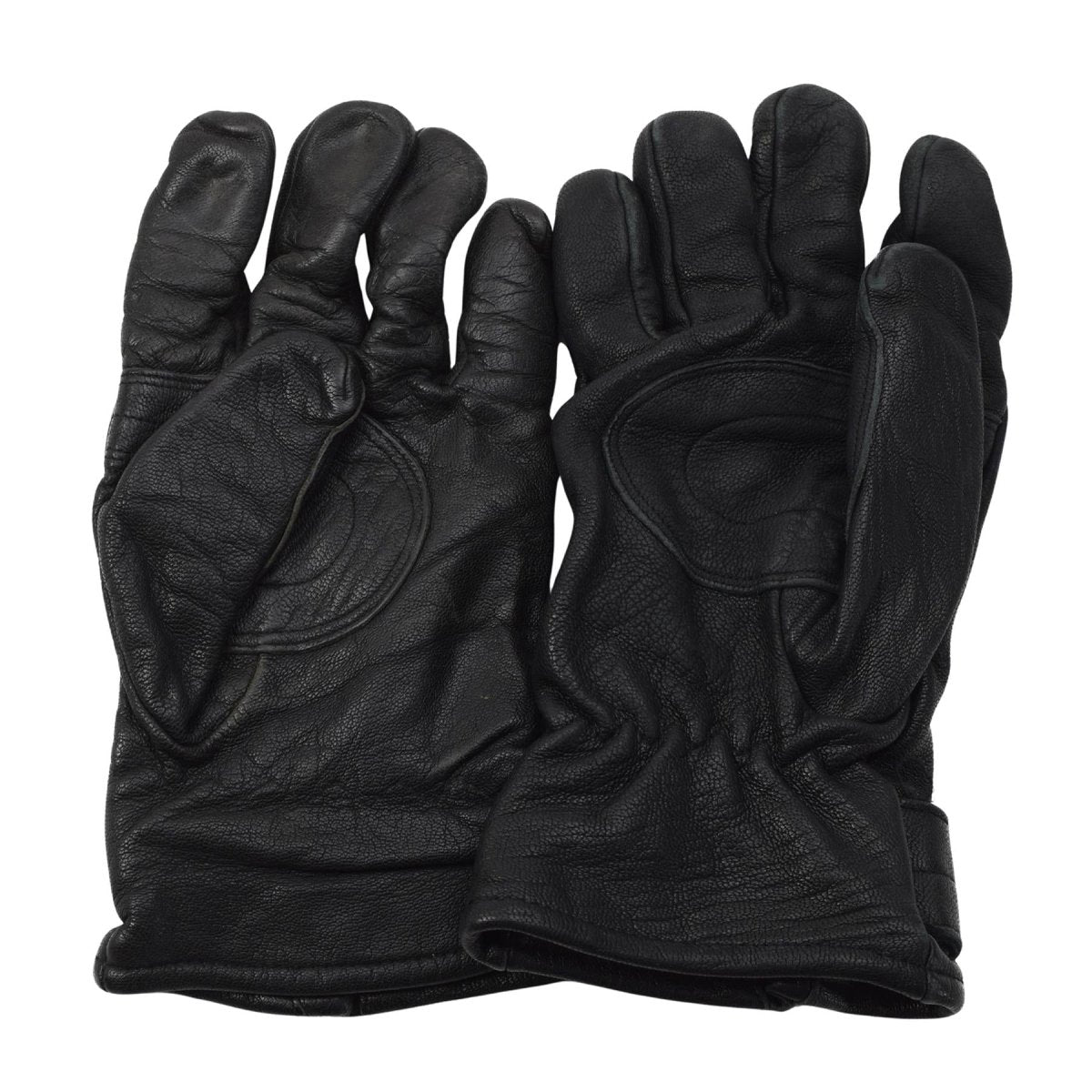 Original Ungerska Army Läderhandskar Fodrade Military Winter Outdoor Black
