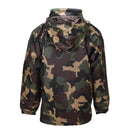 Original ungersk militär vattentät jacka Roll Up Hood Button Flap M93 Camo i kamouflagemönster för utomhusbruk och taktisk utrustning