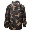Original Ungersk Militär Vattentät Jacka Roll Up Hood Button Flap M93 Camo