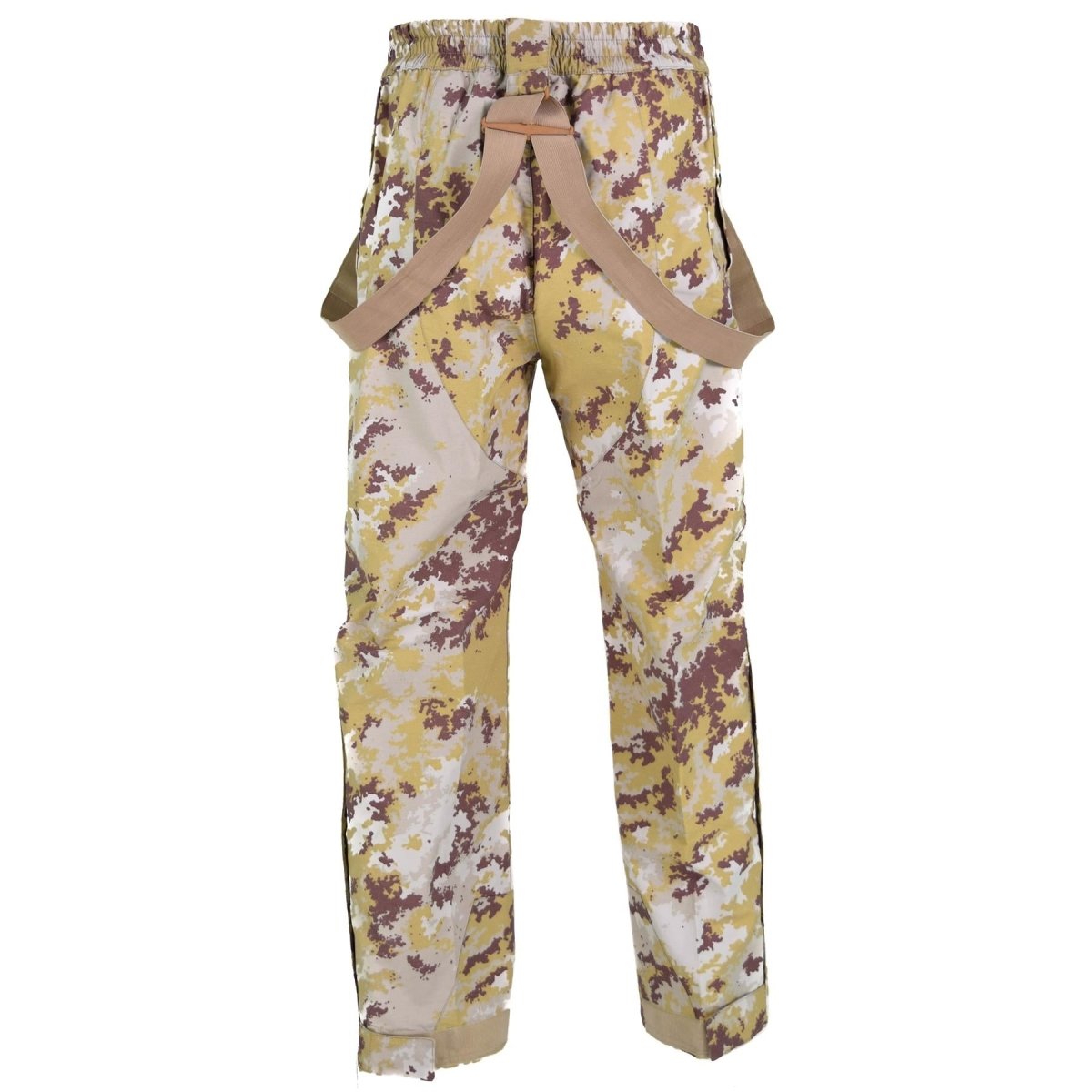 Original italienska luftstyrkor byxor övergripande haklapp & brace vegetata öken camo ny