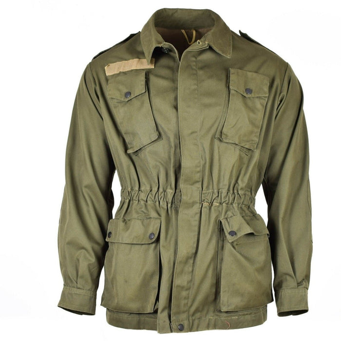 Original italiensk armé olivgrön jacka skjorta militär BDU överskottsutgåva - GoMilitar